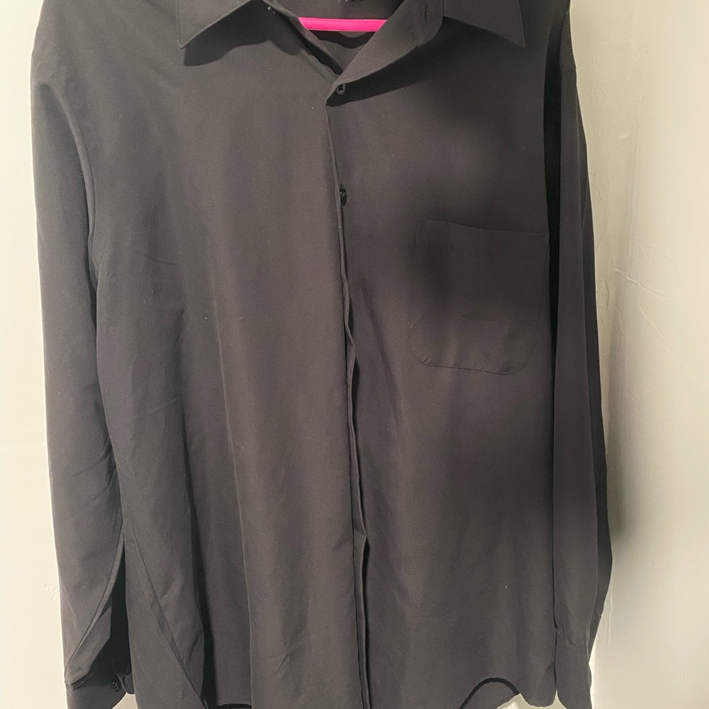 Geoffrey Beene Men's Black Shirt Jacket